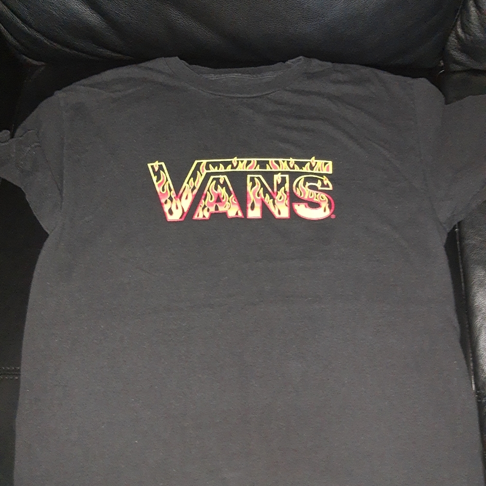 Vans flame tee